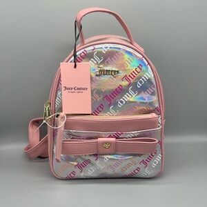 Juicy couture peek a bow backpack purse